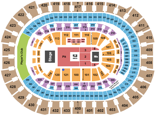 Capital One Arena Nine Inch Nails Seating Chart